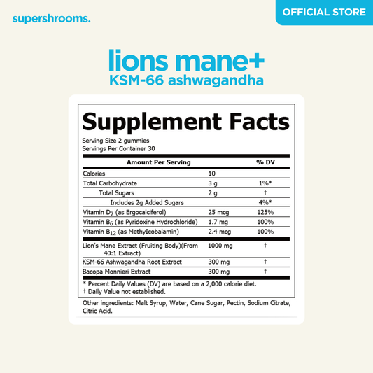 Lion's Mane + Ashwagandha