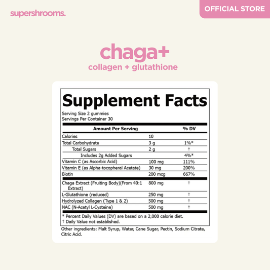 Chaga + Collagen + Glutathione
