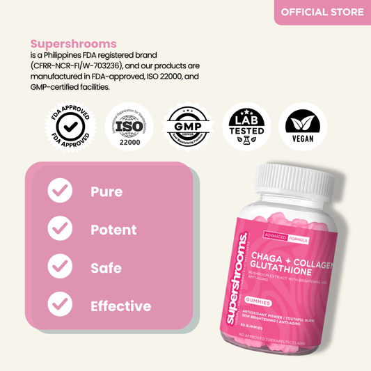 Chaga + Collagen + Glutathione