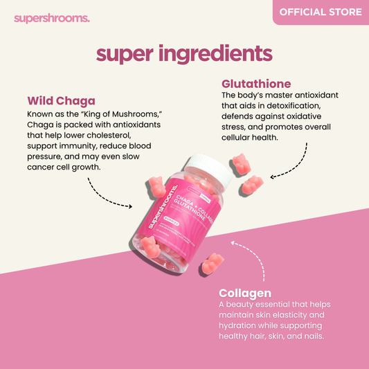 Chaga + Collagen + Glutathione