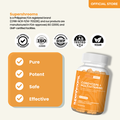 Cordyceps + Multivitamins (Limited Batch - 50% OFF)